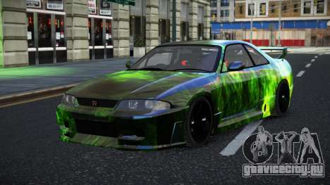 Nissan Skyline R33 GT-R Baslly S14 для GTA 4