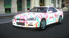 Nissan Skyline R34 Jashra S8 для GTA 4