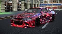 Nissan Skyline R33 GT-R Baslly S4 для GTA 4