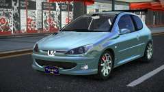 Peugeot 206 Cuxen для GTA 4