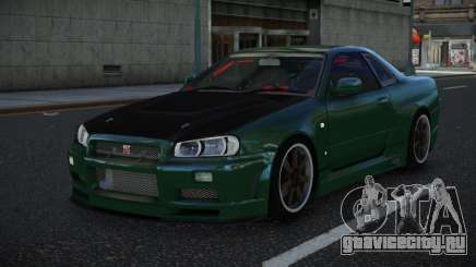 Nissan Skyline R34 Nudtap для GTA 4