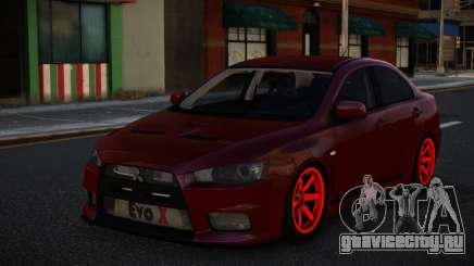 Mitsubishi Lancer Evolution X Xofiweyor для GTA 4