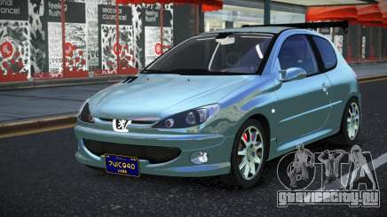 Peugeot 206 Cuxen для GTA 4