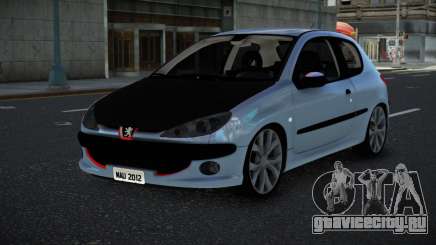 Peugeot 206 Zevhari для GTA 4