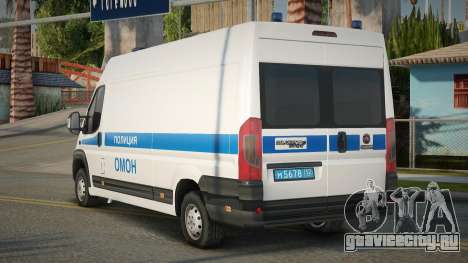 2021 Fiat Ducato Omon для GTA San Andreas