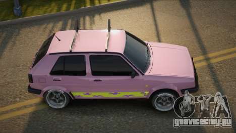 Volkswagen Golf Mk2 (Camber Style) для GTA San Andreas