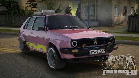 Volkswagen Golf Mk2 (Camber Style) для GTA San Andreas