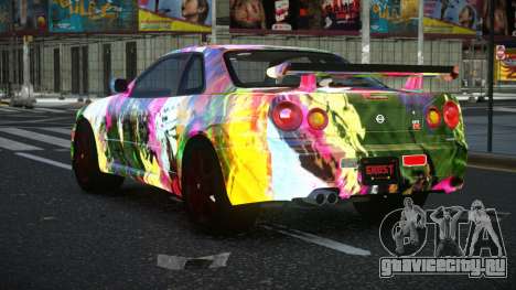 Nissan Skyline R34 Vinor S4 для GTA 4
