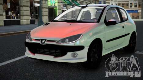 Peugeot 206 Lahvifelo для GTA 4