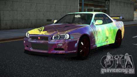 Nissan Skyline R34 Vinor S7 для GTA 4