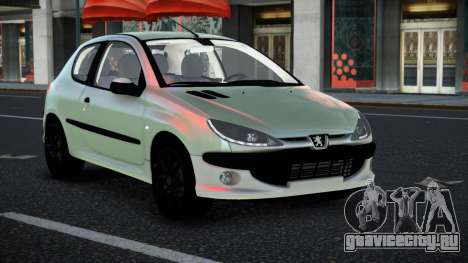 Peugeot 206 Lahvifelo для GTA 4