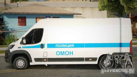 2021 Fiat Ducato Omon для GTA San Andreas