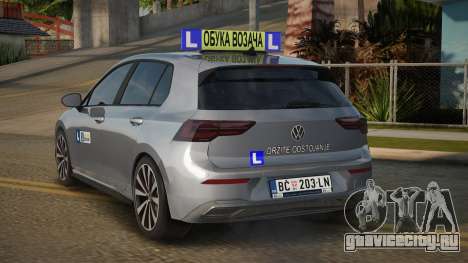 Volkswagen Golf VIII Auto Skola для GTA San Andreas