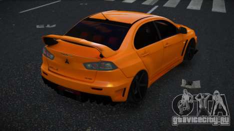 Mitsubishi Lancer Evolution X Taxdug для GTA 4