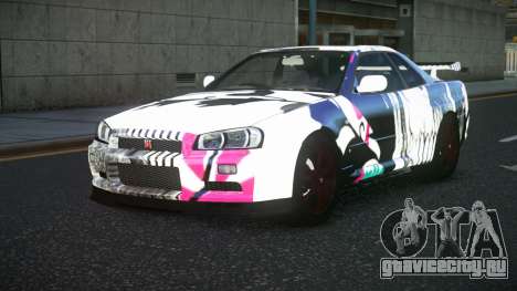Nissan Skyline R34 Vinor S10 для GTA 4