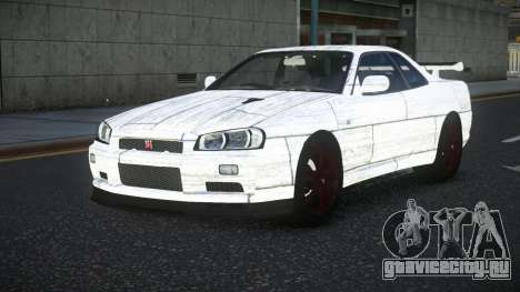 Nissan Skyline R34 Vinor S1 для GTA 4