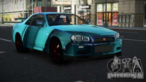 Nissan Skyline R34 Vinor S3 для GTA 4