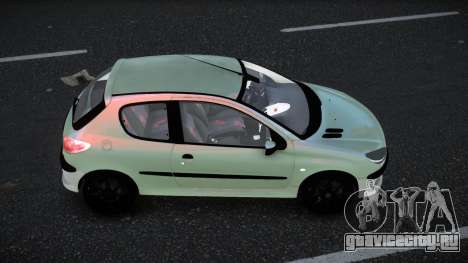 Peugeot 206 Lahvifelo для GTA 4
