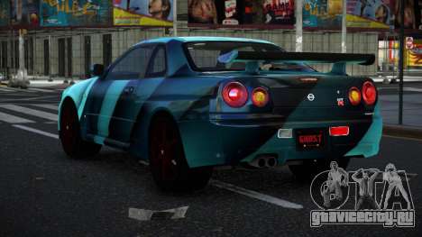 Nissan Skyline R34 Vinor S3 для GTA 4