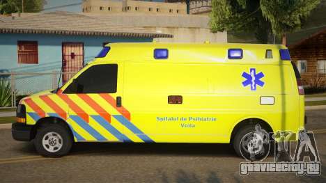 GMC Savana - Mental Health Ambulance для GTA San Andreas