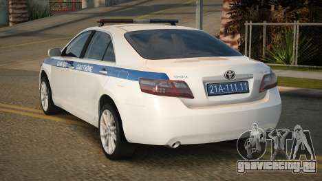 2007 Toyota Camry LE Traffic Police для GTA San Andreas