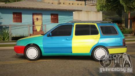 1998 Volkswagen Golf Mk3 Variant Harlequin для GTA San Andreas