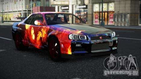 Nissan Skyline R34 Vinor S9 для GTA 4