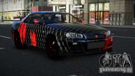 Nissan Skyline R34 Vinor S12 для GTA 4
