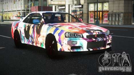 Nissan Skyline R34 Vinor S2 для GTA 4