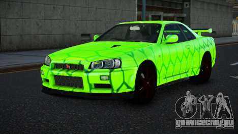 Nissan Skyline R34 Vinor S8 для GTA 4