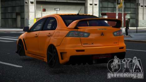 Mitsubishi Lancer Evolution X Taxdug для GTA 4