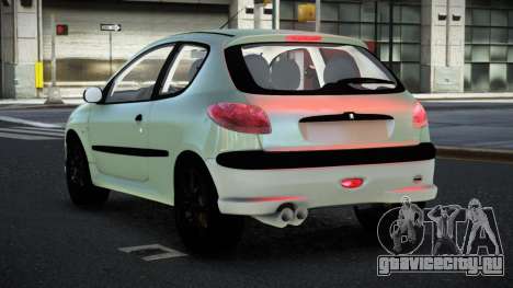 Peugeot 206 Lahvifelo для GTA 4