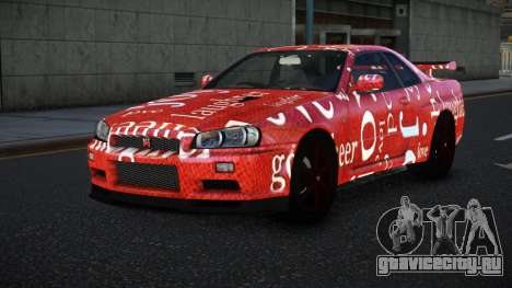 Nissan Skyline R34 Vinor S13 для GTA 4