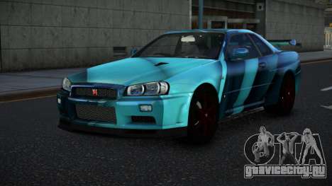 Nissan Skyline R34 Vinor S3 для GTA 4