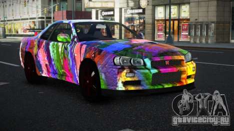 Nissan Skyline R34 Vinor S4 для GTA 4
