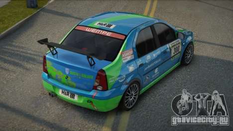 2004 Dacia Logan 24h Nurburgring для GTA San Andreas