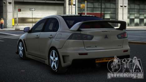 Mitsubishi Lancer Evolution X Xumem для GTA 4