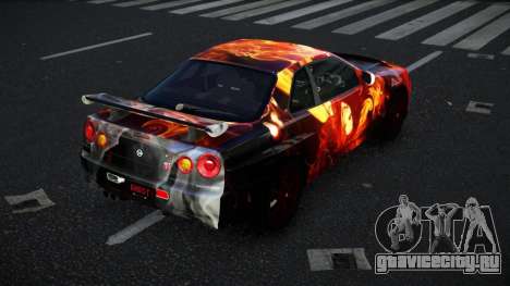 Nissan Skyline R34 Vinor S9 для GTA 4