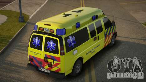GMC Savana - Mental Health Ambulance для GTA San Andreas