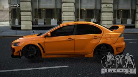 Mitsubishi Lancer Evolution X Taxdug для GTA 4