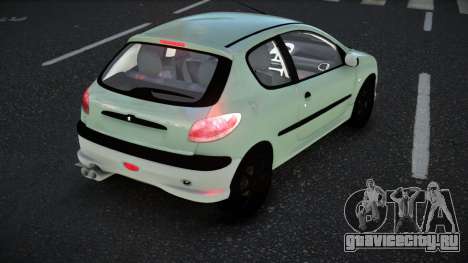 Peugeot 206 Lahvifelo для GTA 4
