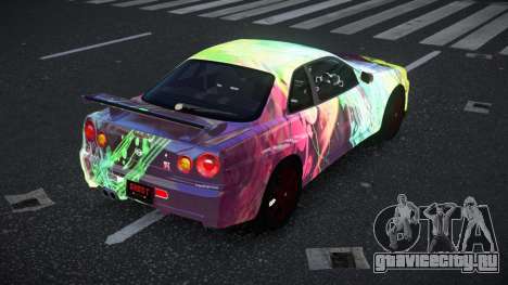 Nissan Skyline R34 Vinor S7 для GTA 4