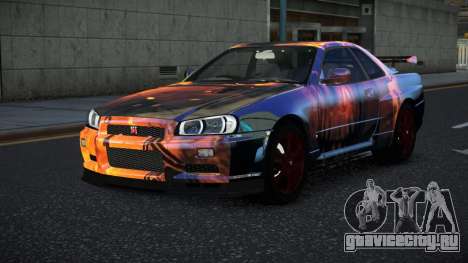 Nissan Skyline R34 Vinor S14 для GTA 4