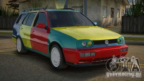 1998 Volkswagen Golf Mk3 Variant Harlequin для GTA San Andreas