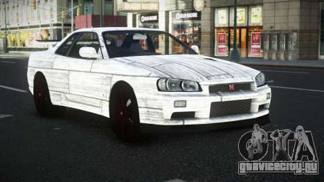 Nissan Skyline R34 Vinor S1 для GTA 4