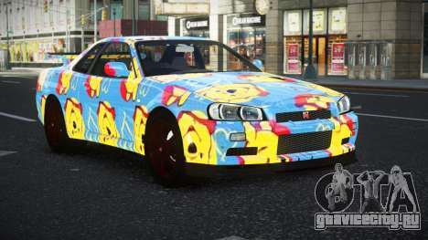 Nissan Skyline R34 Vinor S5 для GTA 4