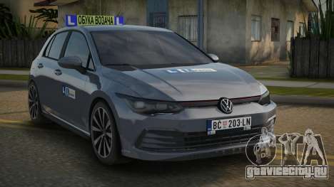 Volkswagen Golf VIII Auto Skola для GTA San Andreas