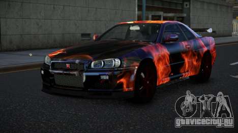 Nissan Skyline R34 Vinor S9 для GTA 4