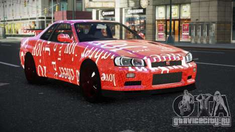 Nissan Skyline R34 Vinor S13 для GTA 4