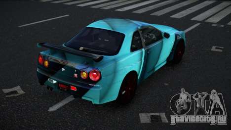 Nissan Skyline R34 Vinor S3 для GTA 4